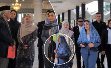 Elegancë dhe respekt kulturor: Presidentja Vjosa Osmani shfaqet me mbulesë në vizitën zyrtare në Malajzi
