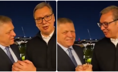 Vuçiq dhe Fico shfaqen në Moskë – “vëllezër” në paradën e Putinit