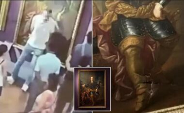 Zemërim në Itali, turisti shkatërron pikturën e shekullit të 18-të ndërsa pozon për një selfie në galerinë Uffizi të Firences