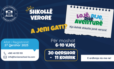 Shkolla Verore në Horizon School po afron, regjistro tani fëmijën tënd!