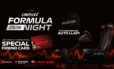 Formula Night – F1 vjen në IMAX: Një përvojë ekskluzive vetëm në Cineplexx, Albi Mall!