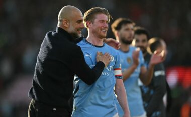 Largimi i De Bruyne, Guardiola emëron kapitenin e ri të Manchester Cityt
