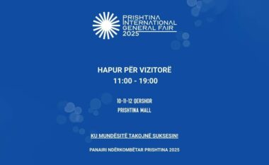 Nesër fillon Panari Ndërkombëtar “Prishtina 2025”, OEK fton bizneset për pjesëmarrje