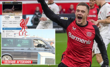 Florian Wirtz zbarkon në Angli për transferimin rekord te Liverpooli