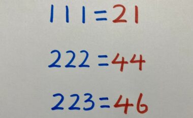 U ka shkaktuar shumë njerëzve dhimbje koke: A mund ta zgjidhni këtë enigmë matematikore?