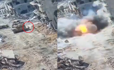 Pamje dramatike në Gaza – palestinezi vendosi eksploziv nën tankun izraelit