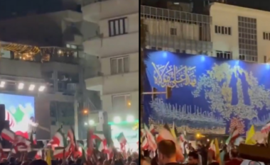 Flamujt palestinezë valojnë në Iran, qytetarët dalin në rrugë për të festuar sulmet ndaj Izraelit