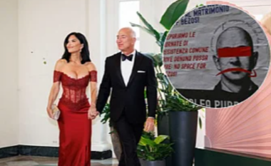 Vendasit të indinjuar – dasma e Jeff Bezos është një simbol i gjithçkaje të gabuar me Venecian
