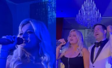 “Në emër të dashurisë” – Bebe Rexha performon në një dasmë në Kroaci