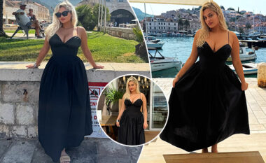 Bebe Rexha publikon fotografi të reja nga pushimet luksoze në Kroaci – shfaqet elegante me fustan të zi në Hvar