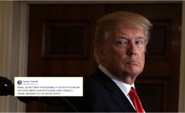 Trump: Izrael, mos i hidh ato bomba