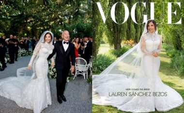 Martohet një nga njerëzit më të pasur në botë – Jeff Bezos dhe Lauren Sanchez kurorëzojnë dashurinë në Venecia