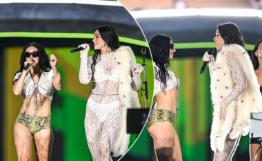 Dua Lipa surprizon publikun në Wembley duke ftuar Charli XCX në skenë