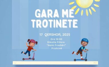 Sot zhvillohet Gara Finale me Trotineta, marrin pjesë nxënësit e klasave të para nga gjashtë shkolla fillore të Kosovës