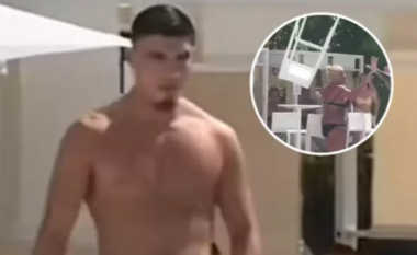 Del reagimi i parë i sulmuesit anglez pasi që goditi një grua me karrige gjatë një përleshje në Ibiza