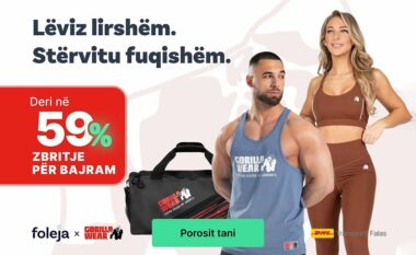 Ofertë për Bajram nga foleja.com – zbritje deri në 59% në koleksionin Gorilla Wear