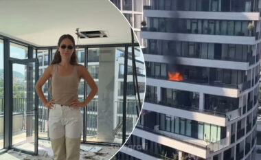 Françeska Murati reagon pas zjarrit në rezidencën e saj në Tiranë: Nuk ishte kati im