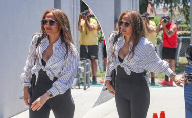 Jennifer Lopez shkëlqen me stil sportiv në Los Angeles, mes bujës për dedikimin publik që ish-partnerja e Affleck i bëri ati