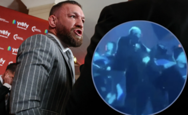 Conor McGregor kapet në video duke grushtuar një person në një klub nate