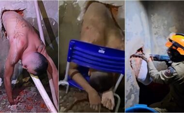 I burgosuri ngeci në murin prej betoni gjatë tentativës për arratisje – detaje dhe pamje të ngjarjes në Brazil