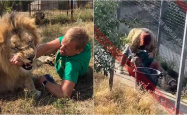 Bashkëpunëtori i Rusisë në gjendje të rëndë në spital, pasi u sulmua nga luani në një park safari në Krime