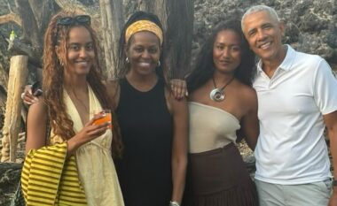 Michelle Obama poston një foto familjare mes thashethemeve për divorc me Barackun