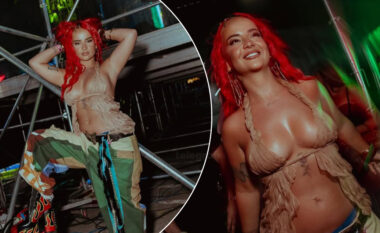 Rina Balaj publikon set fotografik nga performanca në Beer Fest – provokuese dhe plot ngjyra