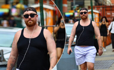 Sam Smith shfaq stilin e tij unik në një shëtitje verore në New York
