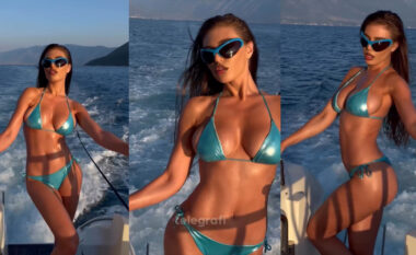 Trejsi Sejdini mahnit me paraqitjen glamuroze në bikini gjatë një udhëtimi me jaht
