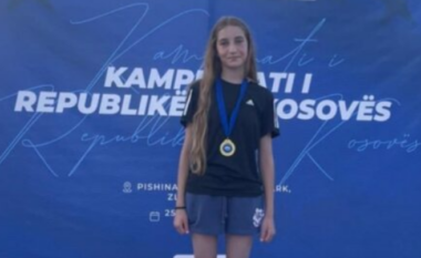 Vesa Mehmetaj, kampione e Kosovës në 50 metra bretkosë