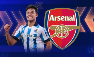 Zubimendi arrin në Londër për të finalizuar transferimin te Arsenali