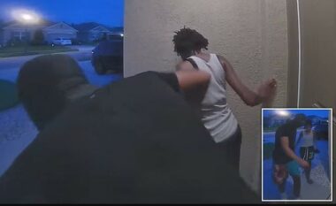 Sfida e TikTokut i kushton shtrenjtë adoleshentëve në Orlando, shqelmuan derën e fqinjit – kamera e sigurisë i filmoi dhe përfunduan në pranga