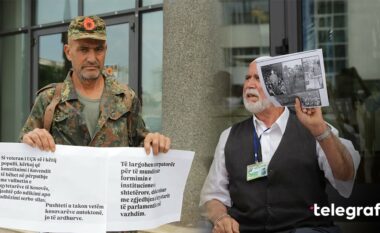 Ish minatori i Trepçës dhe qytetari me uniformë të UÇK-së kërkojnë konstituimin e Kuvendit