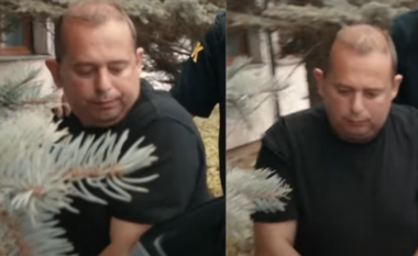 Pamje nga operacioni i arrestimit të policit serb, dyshohet që spiunoi për BIA-n