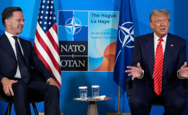 Trump në takim me Rutte thotë sërish se e ndali luftën mes Kosovës dhe Serbisë