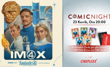 Comic Night rikthehet fuqishëm me “The Fantastic Four: First Steps” në Cineplexx – IMAX!