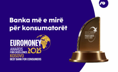 NLB Banka shpërblehet me çmim prestigjioz nga Euromoney – Çmimi për Ekselencë 2025