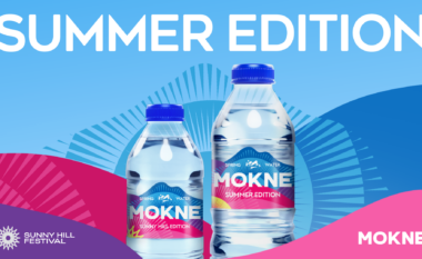 Ujë Mokne sjell freskinë e Bjeshkëve në Sunny Hill Festival me dizajni i ri “Sunny Hill/Summer Edition”