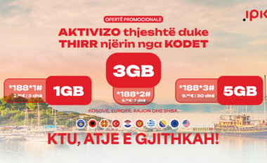 IPKO prezanton pakot e reja Roaming – Internet gjithkah, më thjeshtë dhe më lirë se kurrë