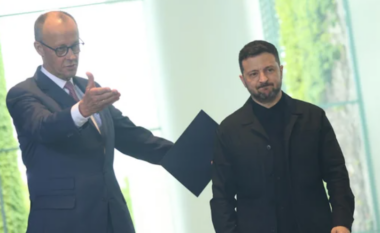 Kancelari gjerman dyshon se Ukraina do të anëtarësohet në BE në 10 vitet e ardhshme