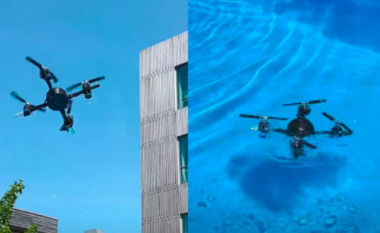 Studentët ndërtojnë një dron hibrid që mund të fluturojë, të zhytet në ujë dhe të ngrihet përsëri në ajër