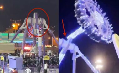 Pamje dramatike nga Arabia Saudite – shembet atraksioni turistik, disa të lënduar