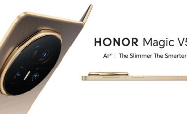 Honor prezanton Magic V5 – telefonin më të hollë dhe më të lehtë të palosshëm në botë