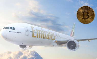 Biletat e Emirates mund t’i paguani me Bitcoin