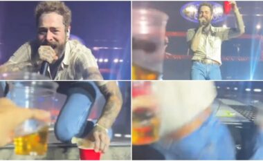 Incident në koncert – Post Malone bie papritur nga skena teksa po bënte ‘gëzuar’ me një fans