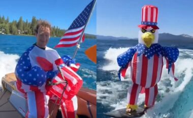 Zuckerberg vishet si shqiponjë për të festuar pavarësinë e Amerikës