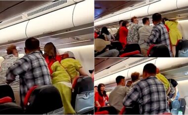 Përleshje me grushte mes pasagjerëve në aeroplan, pasi “një grup grash refuzuan të ndalonin së foluri me zë të lartë”