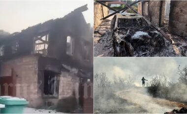 Pamje tronditëse që tregojnë radhë vilash luksoze të shndërruara në hi – nga zjarret vdekjeprurëse në Qipro