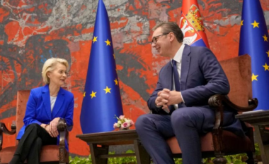 ​KE demanton “takimin e gjatë” të Vuçiqit me Von der Layen: U takuan rastësisht