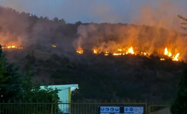 Hapet rruga Hani Elezit – Shkup, ishte mbyllur shkak i zjarreve të mëdha